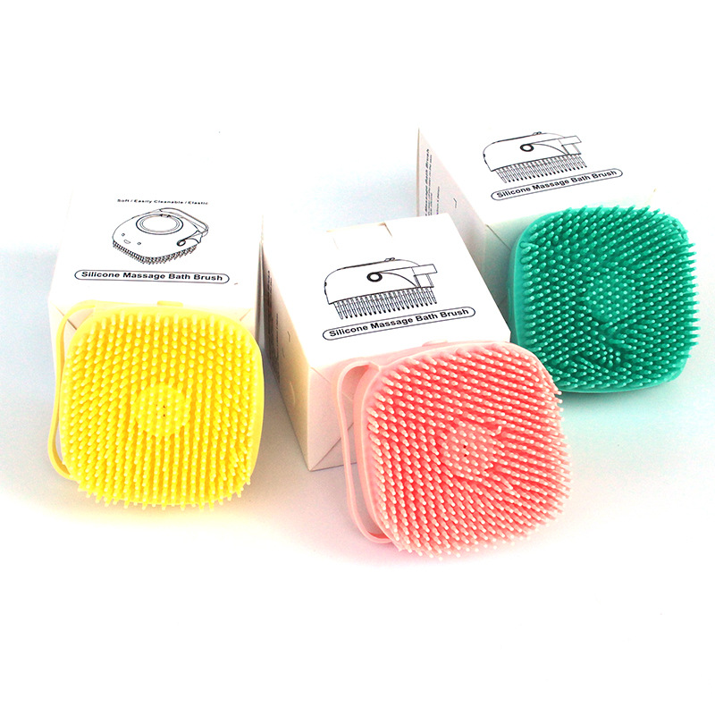 2-in-1 Silicone Pet Shampoo Brush & Grooming Scrubber