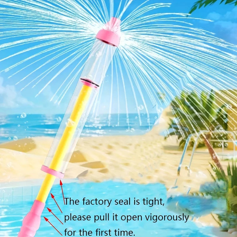 Fireworks-Style Water Blaster Toy – Pull & Spray Summer Fun