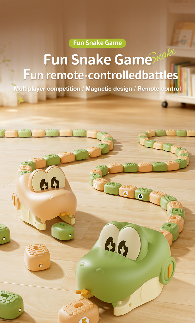 Remote Control Snake Game – Rechargeable Multiplayer Eating Challenge