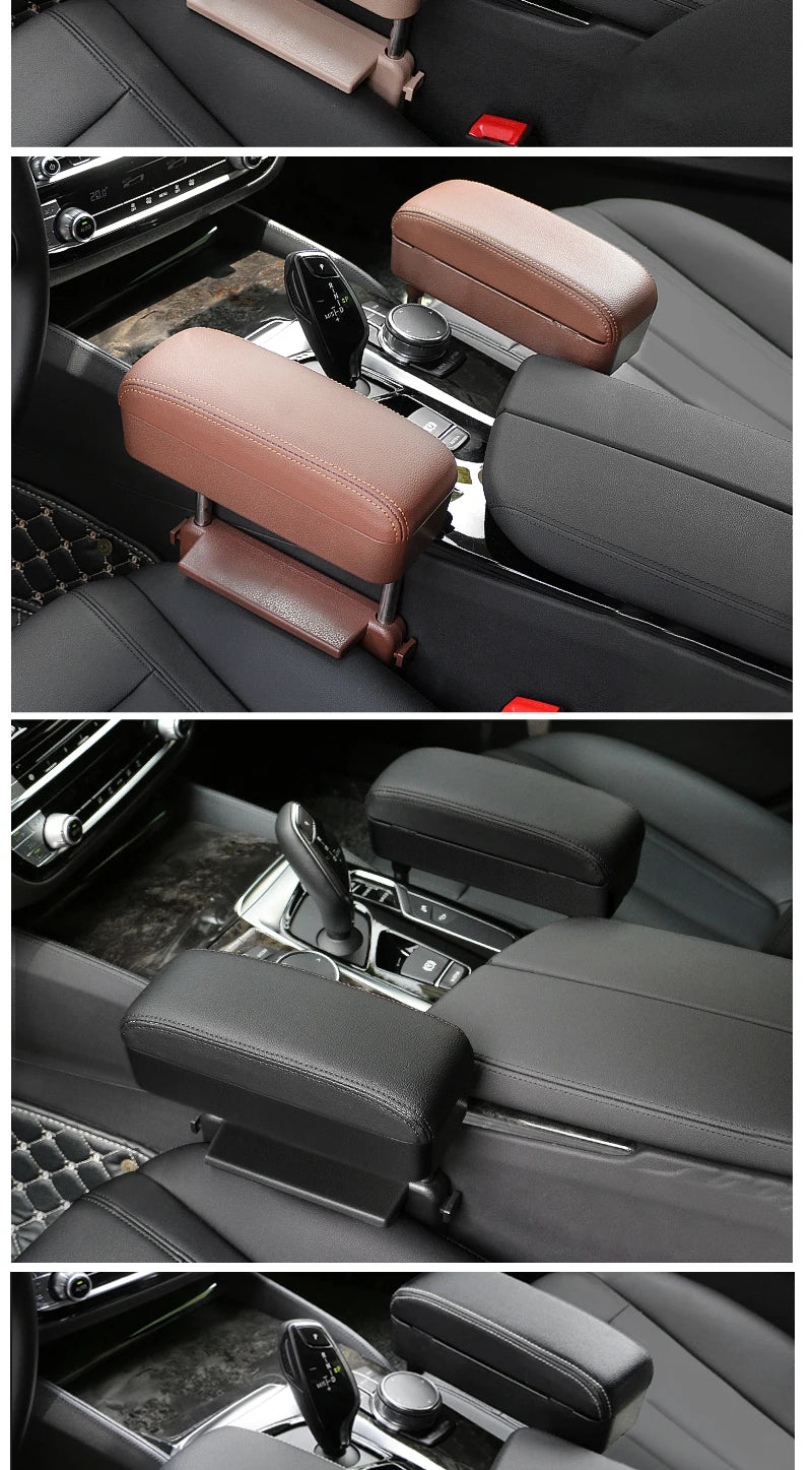Adjustable Car Armrest with Storage Compartment - Universal Fit for Enhanced Comfort