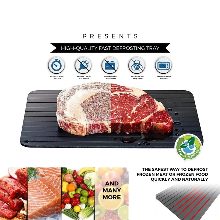 Aluminum Fast Defrosting Tray – Multiple Sizes