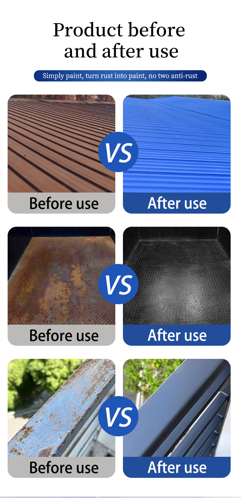 Ultimate Rust Converter & Waterproof Metal Paint – All-in-One Anti-Corrosion Solution