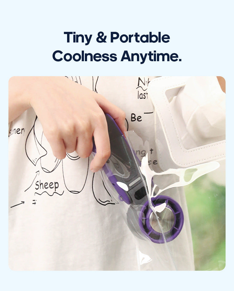 Portable Turbo Cooling Fan – 3600mAh Rechargeable