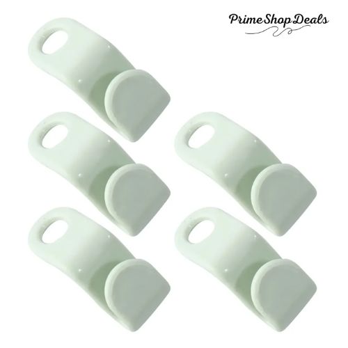 Space-Saving Cascading Wardrobe Connector Hooks