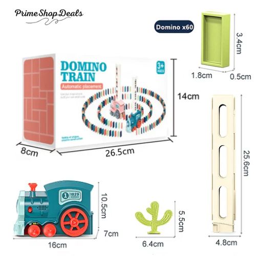 Domino Domino Mini Train Fun Automatic Placement Building Block Children's Electric Puzzle Toy Car