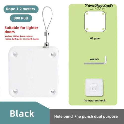 Adjustable Automatic Sensor Door Closer – Punch-Free, Easy Install
