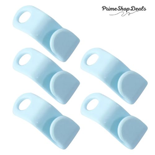 Space-Saving Cascading Wardrobe Connector Hooks