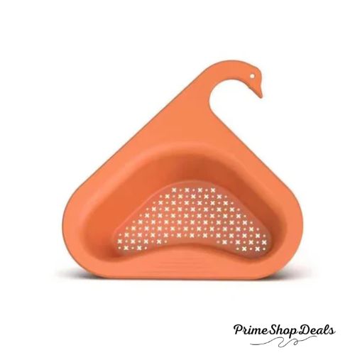 Swan-Shaped Sink Drain Basket - Multifunctional Kitchen Strainer & Organizer