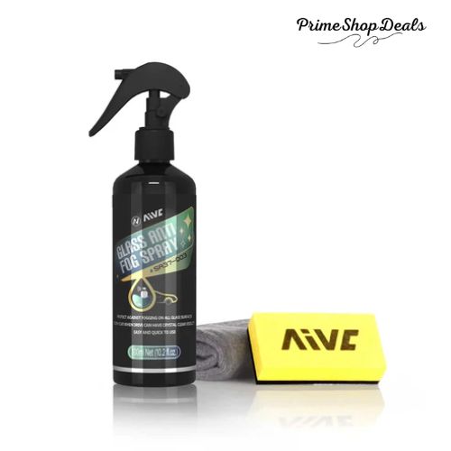 Long-Lasting Anti-Fog Spray for Clear Glass & Mirrors