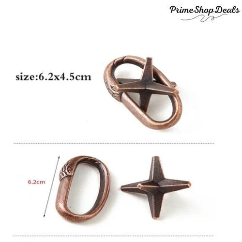 Classic IQ Metal Brain Teaser Puzzle Game for All Ages