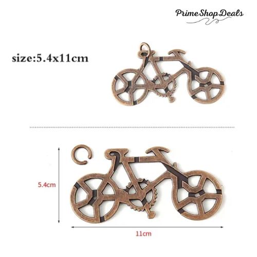 Classic IQ Metal Brain Teaser Puzzle Game for All Ages