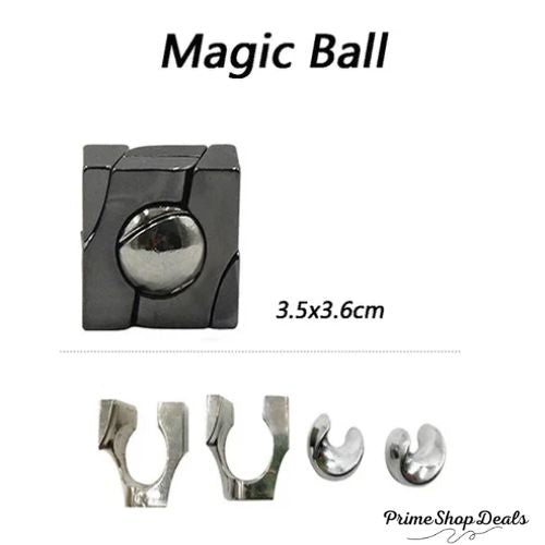 Classic IQ Metal Brain Teaser Puzzle Game for All Ages