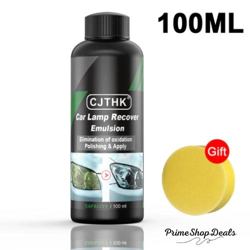 Complete Car Headlight Restoration Kit – Scratch, Oxidation, and Yellowing Remover
