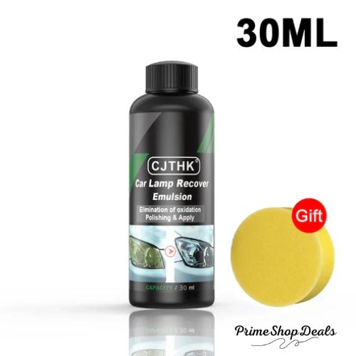 Complete Car Headlight Restoration Kit – Scratch, Oxidation, and Yellowing Remover