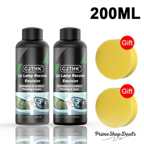 Complete Car Headlight Restoration Kit – Scratch, Oxidation, and Yellowing Remover