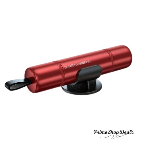 2-in-1 Car Emergency Glass Breaker & Seatbelt Cutter – High-Strength Rescue Tool