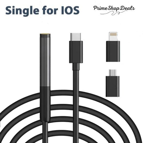 2MP Dual/Single Lens WiFi Endoscope Camera - Waterproof Borescope for Android & iPhone