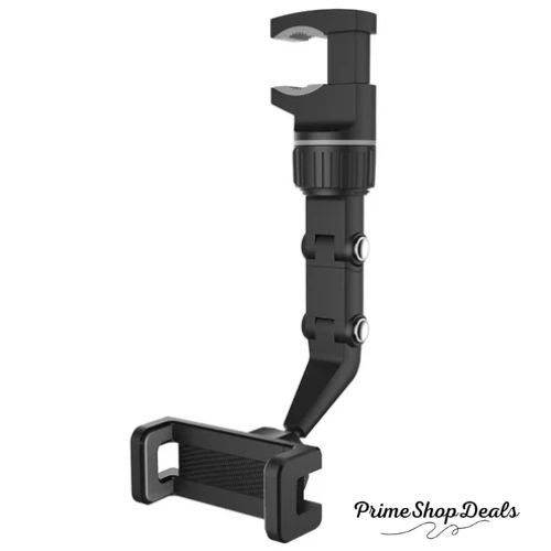 360° Rotating Rearview Mirror Phone Holder – Universal Mount for All Smartphones