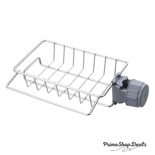 Adjustable Stainless Steel Faucet Organizer for Sink Storage