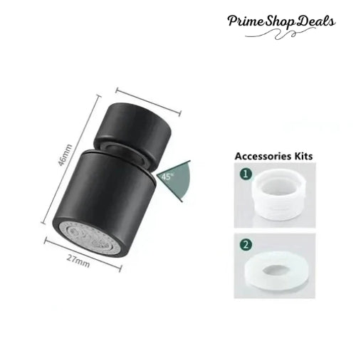 360° Adjustable Dual-Mode Kitchen Faucet Spray Head with Filter