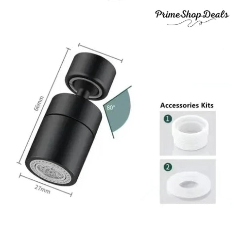 360° Adjustable Dual-Mode Kitchen Faucet Spray Head with Filter