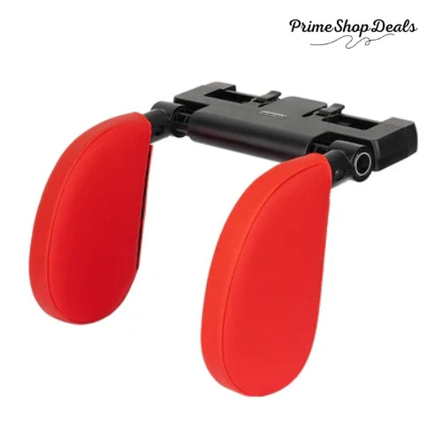 Adjustable 180° Car Seat Headrest Pillow with Memory Foam Support