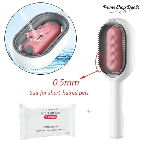 Double-Sided Pet Hair Removal Grooming Brush for Cats and Dogs