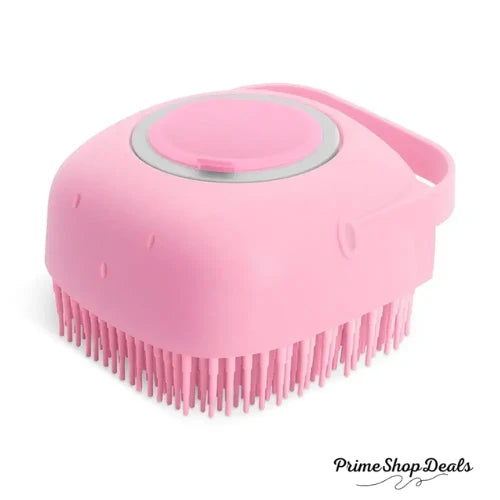 2-in-1 Silicone Pet Shampoo Brush & Grooming Scrubber