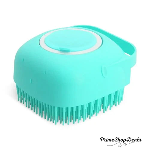 2-in-1 Silicone Pet Shampoo Brush & Grooming Scrubber