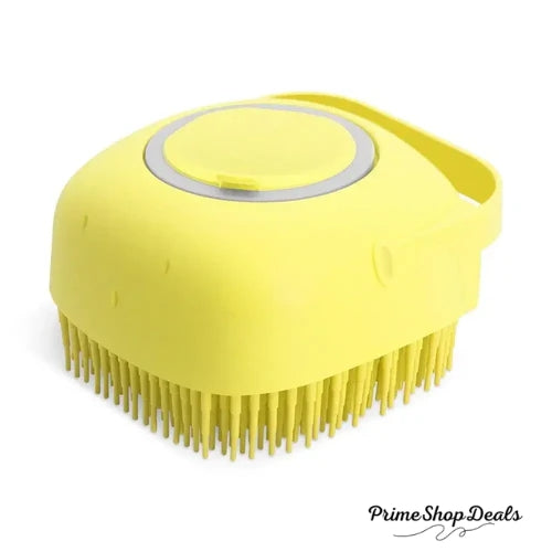 2-in-1 Silicone Pet Shampoo Brush & Grooming Scrubber
