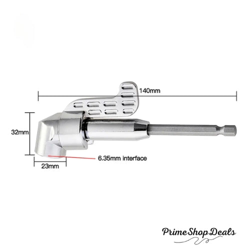 105° Right Angle Drill Attachment - Corner Screwdriver Tool