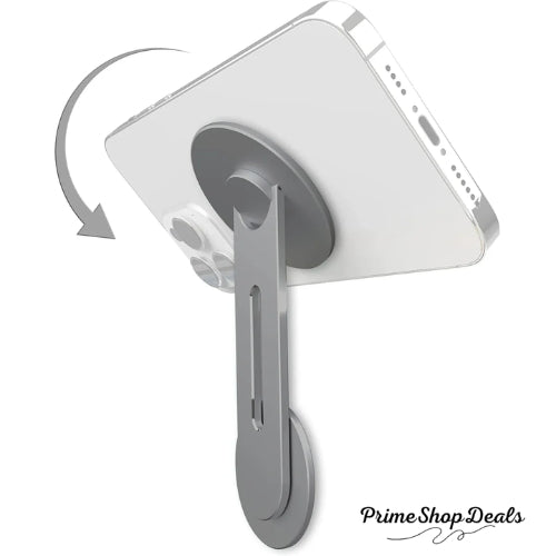 Slim Magnetic iPhone Mount for Laptops – 180° Adjustable Continuity Flip Holder