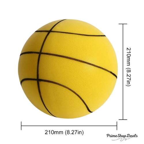 Kids Indoor Silent Basketball - High-Resilience Foam Ball