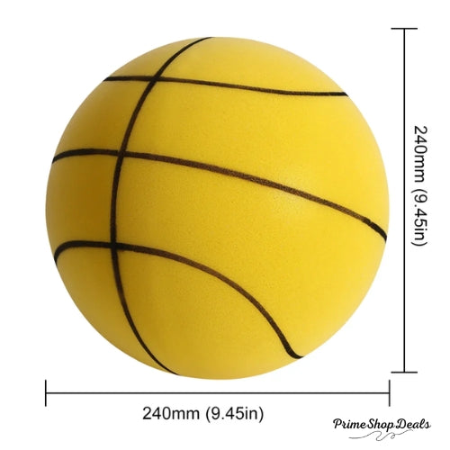 Kids Indoor Silent Basketball - High-Resilience Foam Ball