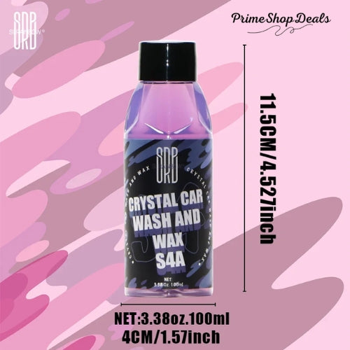 Crystal Car Wash and Wax - Shine and Protect in One Step