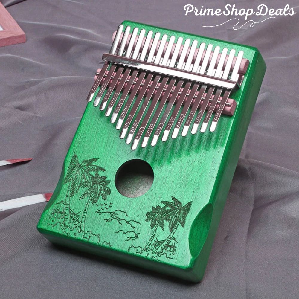 17-Key & 21-Key Kalimba Thumb Piano - Premium Laser Engraved Finger Piano Kit