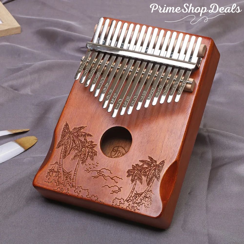 17-Key & 21-Key Kalimba Thumb Piano - Premium Laser Engraved Finger Piano Kit