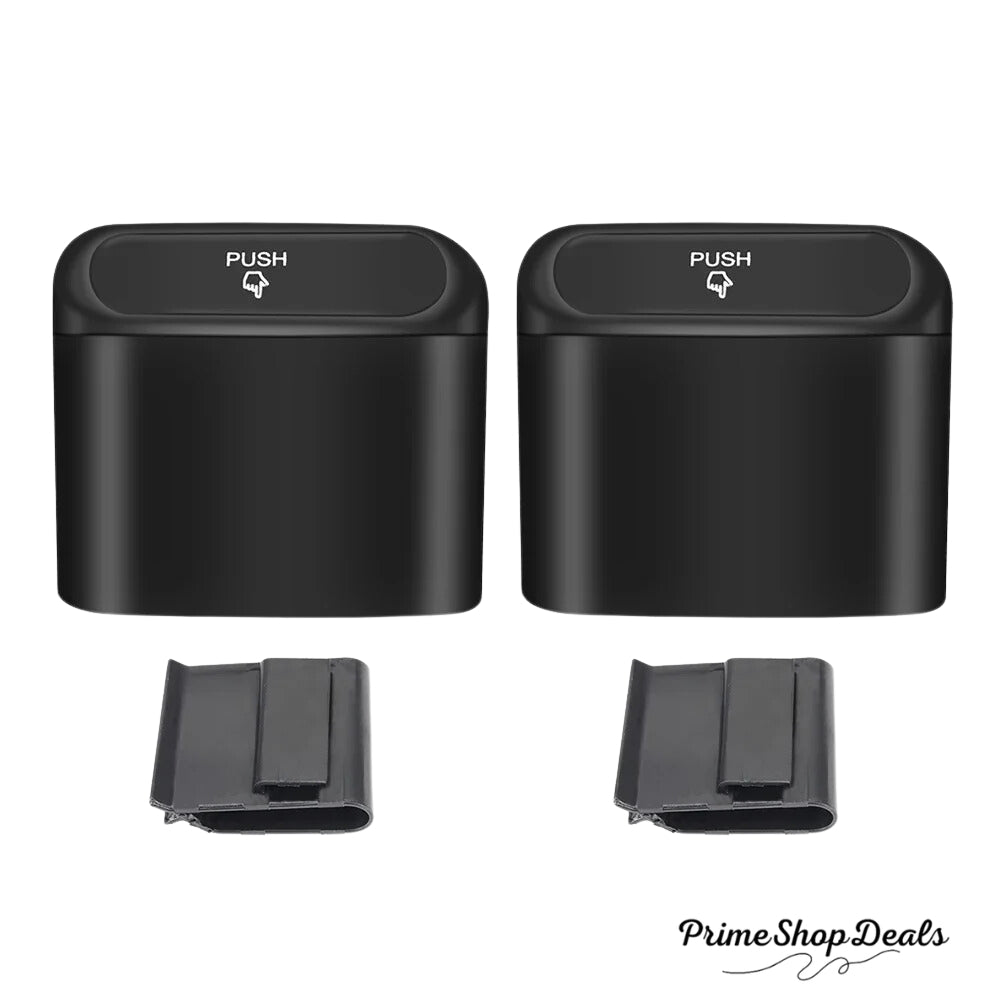 Compact Car Trash Bin - Universal Car Interior Organizer
