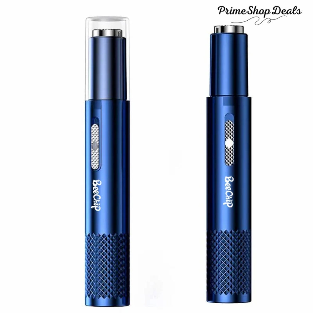 USB Rechargeable Nose and Ear Hair Trimmer – Unisex Metal Electric Shaver