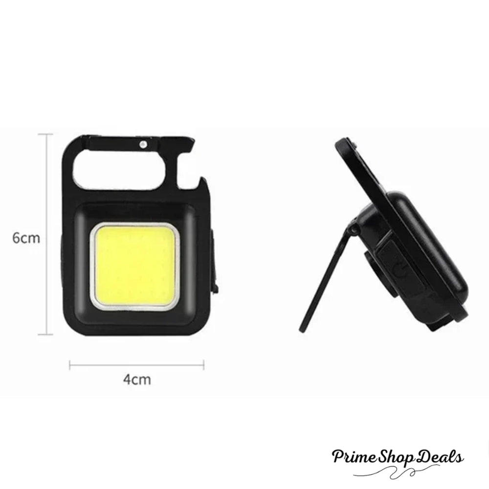 USB Rechargeable Mini LED Flashlight - Portable Keychain Lantern
