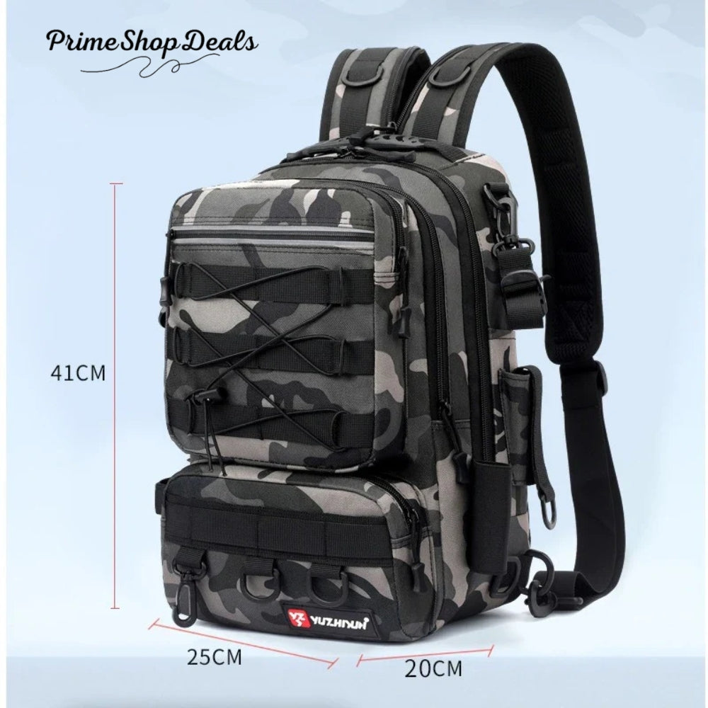 Camouflage Multi-functional Fishing Backpack