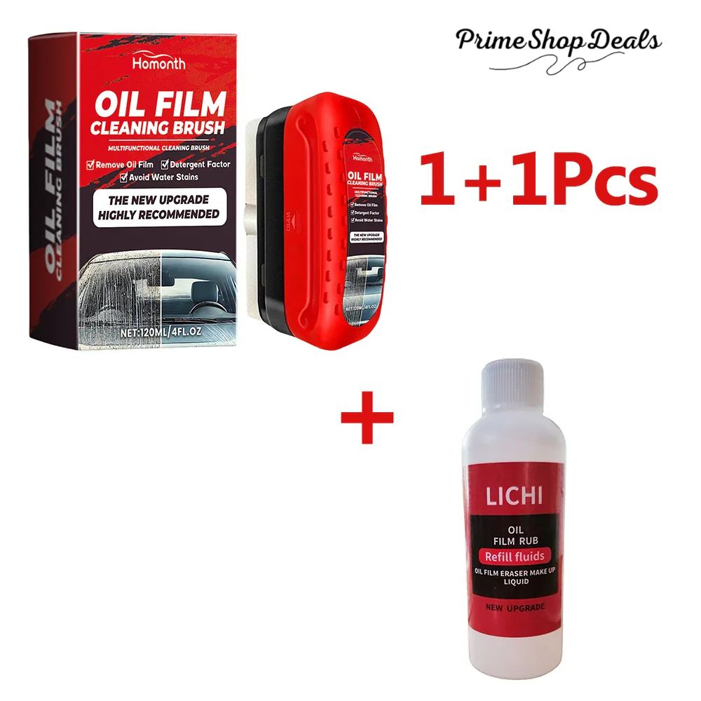 Clear Your Windshield in Seconds — Oil Film Remover