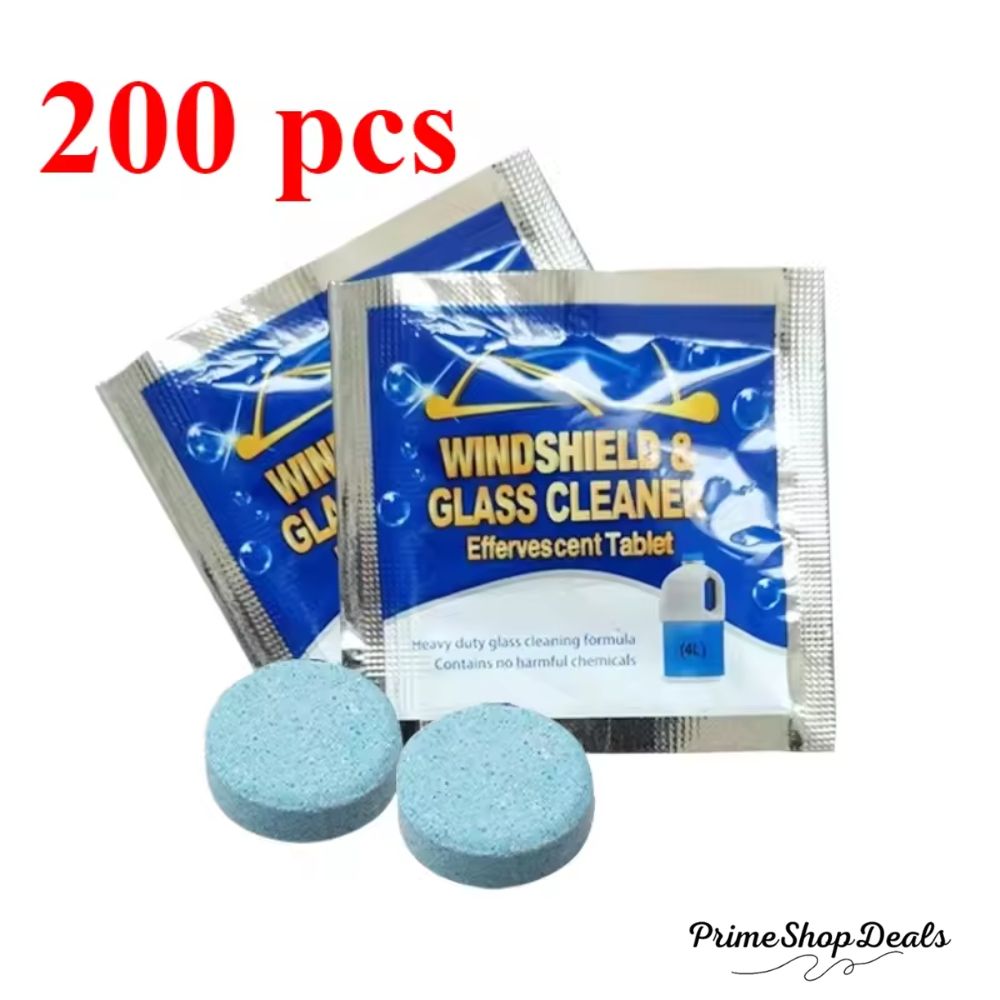 Effervescent Windshield Washer Tablets – Powerful Glass Cleaning Solution