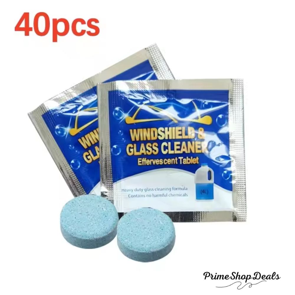 Effervescent Windshield Washer Tablets – Powerful Glass Cleaning Solution