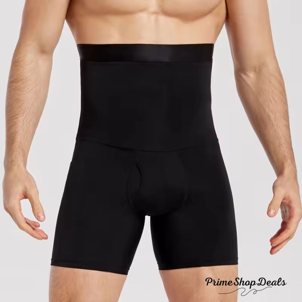 Men's High-Waisted Tummy Control Shaper Shorts