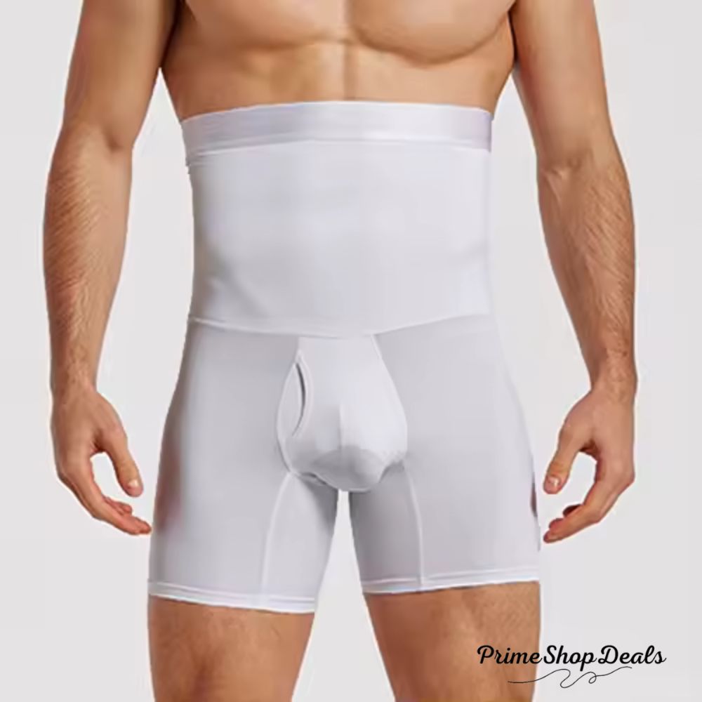 Men's High-Waisted Tummy Control Shaper Shorts