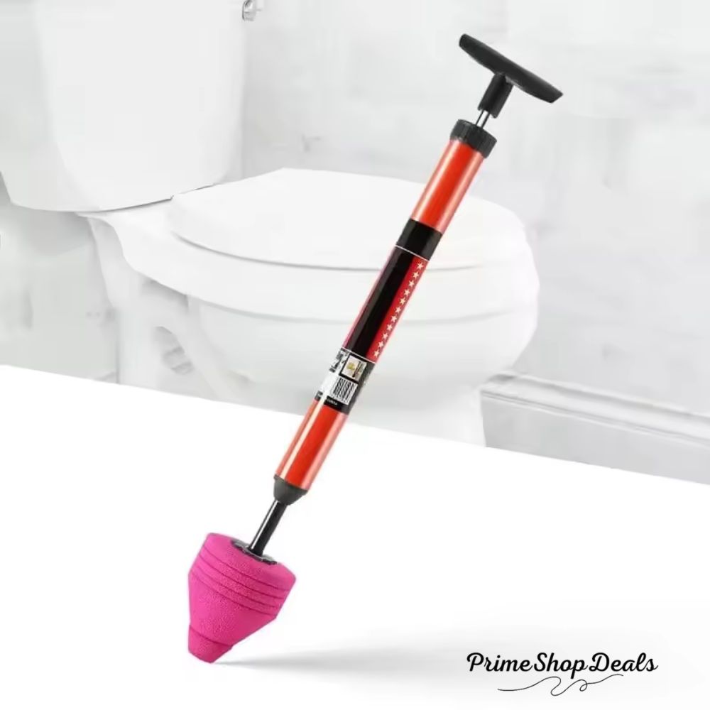 High-Pressure Toilet Plunger with Suction Cup – Powerful Drain Clog Remover