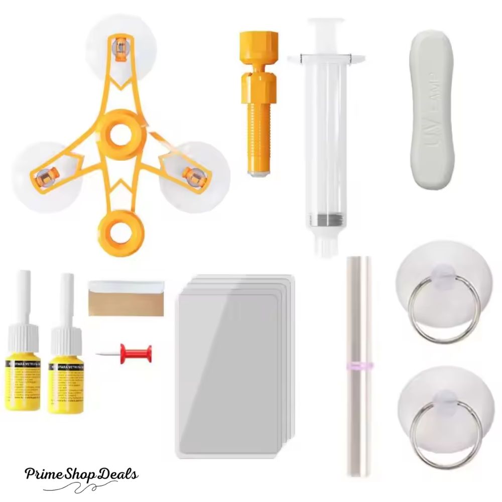 DIY Windshield Crack Repair Kit – Easy Fix for Chips & Scratches