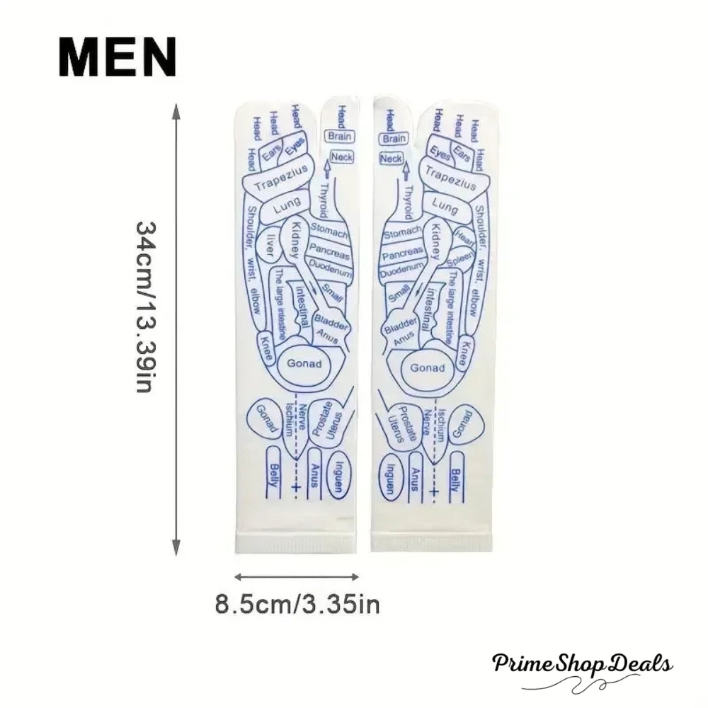 Acupressure Reflexology Massage Socks – Foot Therapy & Relaxation Set