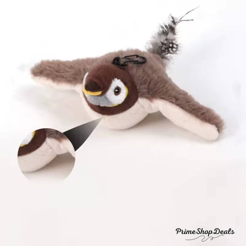 Interactive Chirping Bird Cat Toy – Touch-Activated & Rechargeable